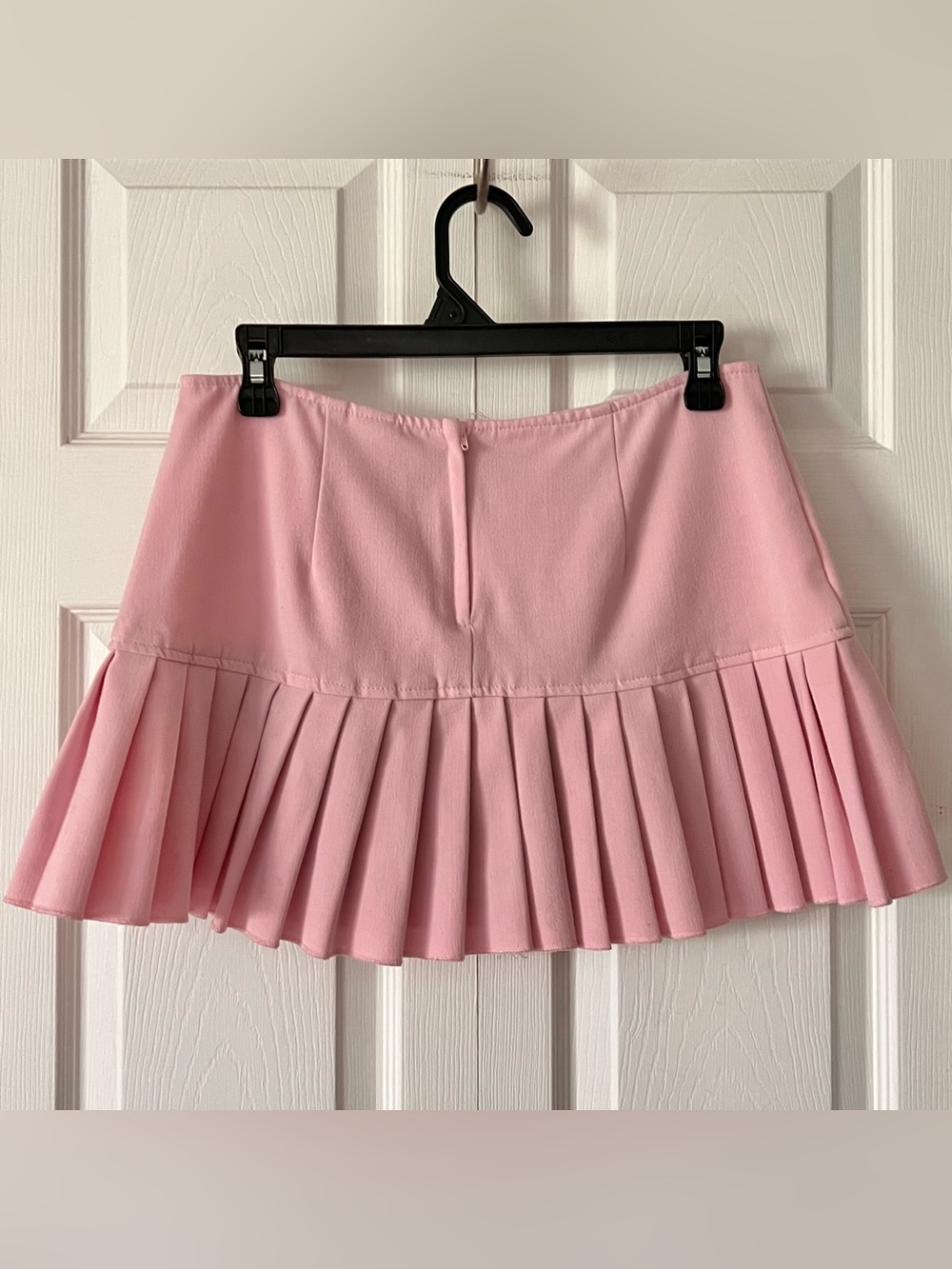 Wrapper Pleated Mini Skirt - Picture 2 of 5